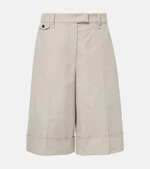 Brunello Cucinelli | Cotton and linen Bermuda shorts