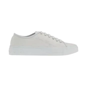 Salvatore Ferragamo | Men's Lace Up Low Top Casual Sneakers In White