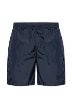 Givenchy | Givenchy Logo Embroidered Elastic-Waist Swim Shorts