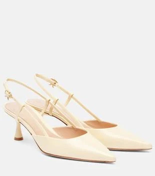 Gianvito Rossi | Ascent 55 leather slingback pumps