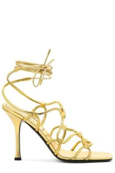 Valentino | Valentino	Garavani Rockstud Net Open Toe Sandals
