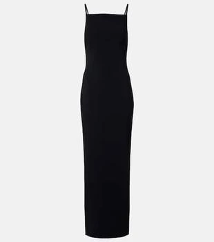 Givenchy | Sliced crêpe cady gown