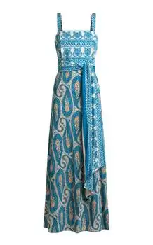 ETRO | Etro Wrapped Jersey Maxi Dress - Moda Operandi