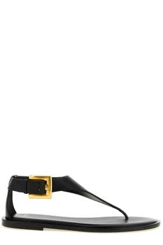Balmain | Balmain Anthem Flat Toe-Post Sandals