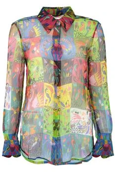 Chloé | Chloé Graphic Print Long-Sleeved Shirt