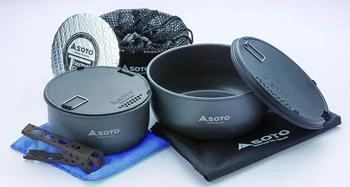 SOTO SOTO Navigator Camping Cookware Set - Slip and Shock Resistant, Corrosion Resistant, Multi-Functional