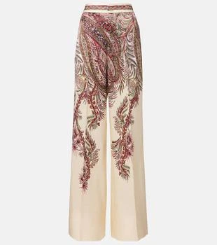 ETRO | Paisley satin palazzo pants