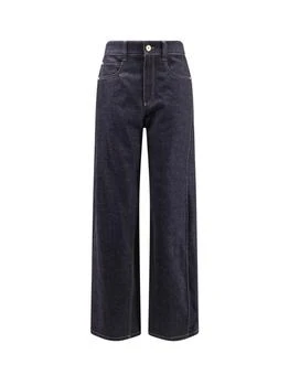 Brunello Cucinelli | Brunello Cucinelli Contrast Stitch Wide-Leg Jeans
