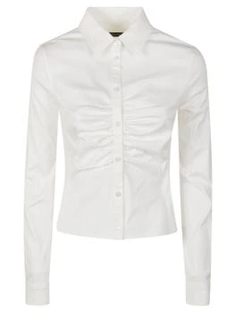 Balenciaga | Balenciaga Long-Sleeved Curling Shirt