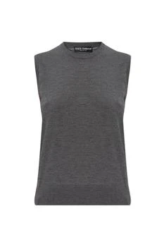 Dolce & Gabbana | Dolce & Gabbana Sleeveless Ribbed Vest