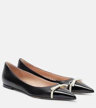 Valentino | Bepointy leather ballet flats