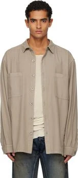 Rick Owens | Taupe Concordians Jumbo Shirt