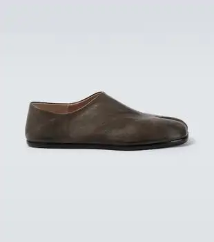 MAISON MARGIELA | Tabi leather slip-on shoes