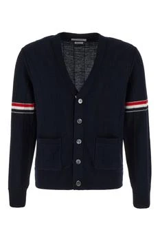 Thom Browne | Thom Browne Stripped Buttoned Cardigan