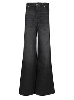 Chloé | Chloé Logo Patch Wide-Leg Jeans