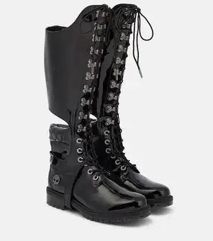 Jimmy Choo | x Timberland convertible patent leather boots