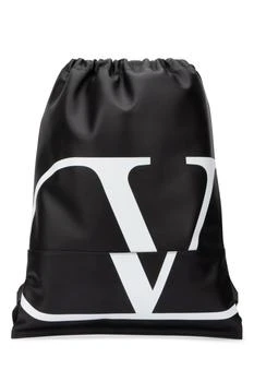Valentino | Valentino VLogo Printed Drawstring Backpack