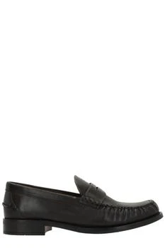 Prada | Prada Ruched Slip-On Loafers