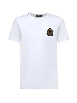 Dolce & Gabbana | Dolce & Gabbana Heraldic Patch Short-Sleeved T-Shirt