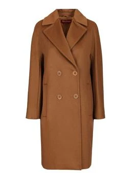 Max Mara | Max Mara Studio Agenda Double-Breasted Long Coat