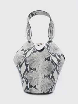 Khaite | Lotus Python Print Leather Bag Khaite