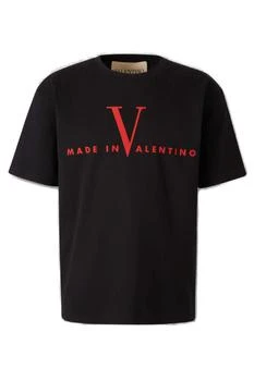 Valentino | Valentino Logo Printed Crewneck T-Shirt
