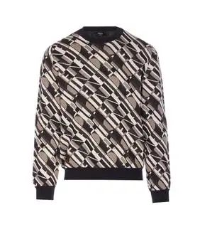 Fendi | Fendi Logo Jacquard Crewneck Jumper