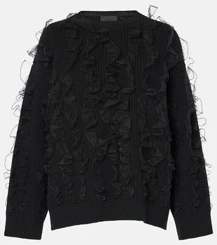 Valentino | Embroidered wool sweater