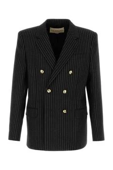 Valentino | Valentino Double-Breasted Striped Jacket