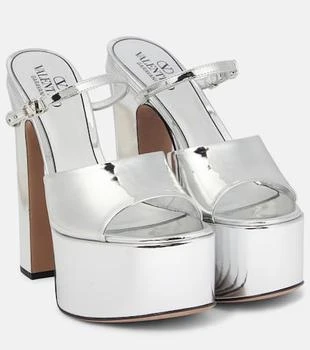 Valentino | Tan-Go 155 patent leather platform mules