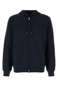 Brunello Cucinelli | Brunello Cucinelli French Terry Zipped Hooded Sweatshirt