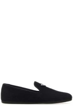 Prada | Prada Triangle-Logo Slip-On Loafers