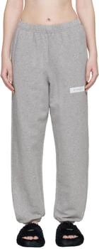 MM6 | Gray Unbrushed Cotton Sweatpants