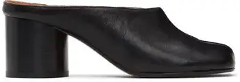 MAISON MARGIELA | Black Tabi Décolleté Mule Heels