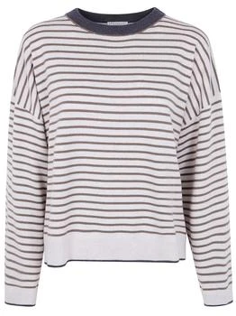Brunello Cucinelli | Brunello Cucinelli Striped Knitted Jumper