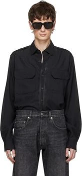 MAISON MARGIELA | Black Long-Sleeved Shirt