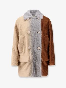 Fendi | Alpaca and wool double-breasted coat