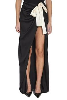Yves Saint Laurent | Saint Laurent Tied Draped Skirt