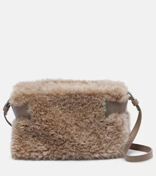 Brunello Cucinelli | Small shearling clutch