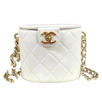Chanel | Leather Shoulder Bag Vanity Bag (Pre-Owned)