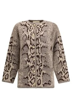 Valentino | Valentino Button-Up Crewneck Cardigan