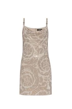 Versace | Versace Sequin-Detailed Sleeveless Dress
