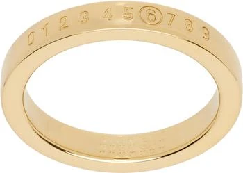 Gold Minimal Logo Ring