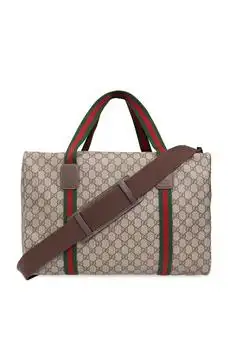 Gucci | Gucci Web Striped Large Duffle Bag