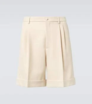 Valentino | Wool gabardine Bermuda shorts