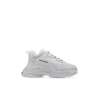 Balenciaga Balenciaga Triple S Fur Sneakers