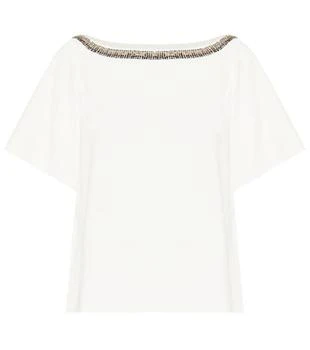 Stella McCartney | Embroidered compact-knit top