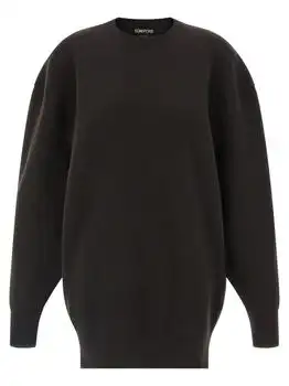 Tom Ford | Tom Ford Sculptural Sweatshirt Mini Dress