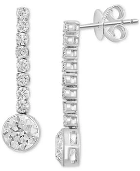 Effy | EFFY® Lab Grown Diamond Dangle Drop Earrings (2-5/8 ct. t.w.) in 14k White Gold