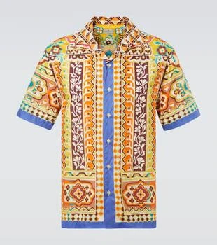ETRO | Printed cotton bowling shirt